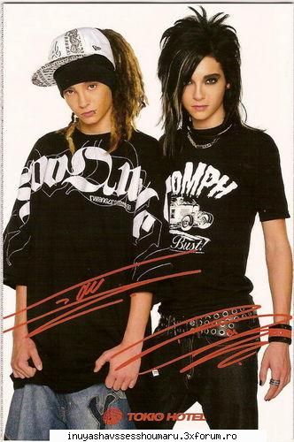 si o poza cu bill si tom de la th! :dinti:  :limba: tokio hotel vs rbd