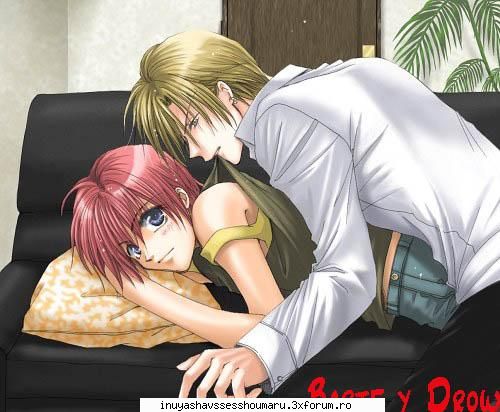 wow.....yo prima data am crezut ca e fata - Shuichi fata? Poate in reclame apare mai feminin - Gravitation